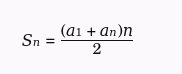 Fórmula da soma de uma P.A
